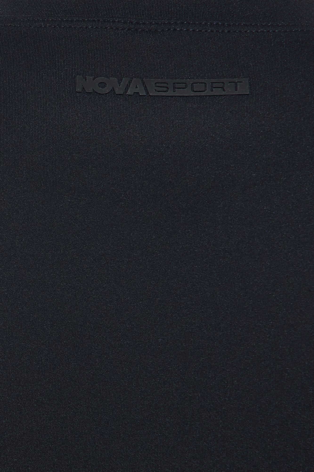 Nova Sport black super soft active top featuring a sleek and comfortable design for workouts