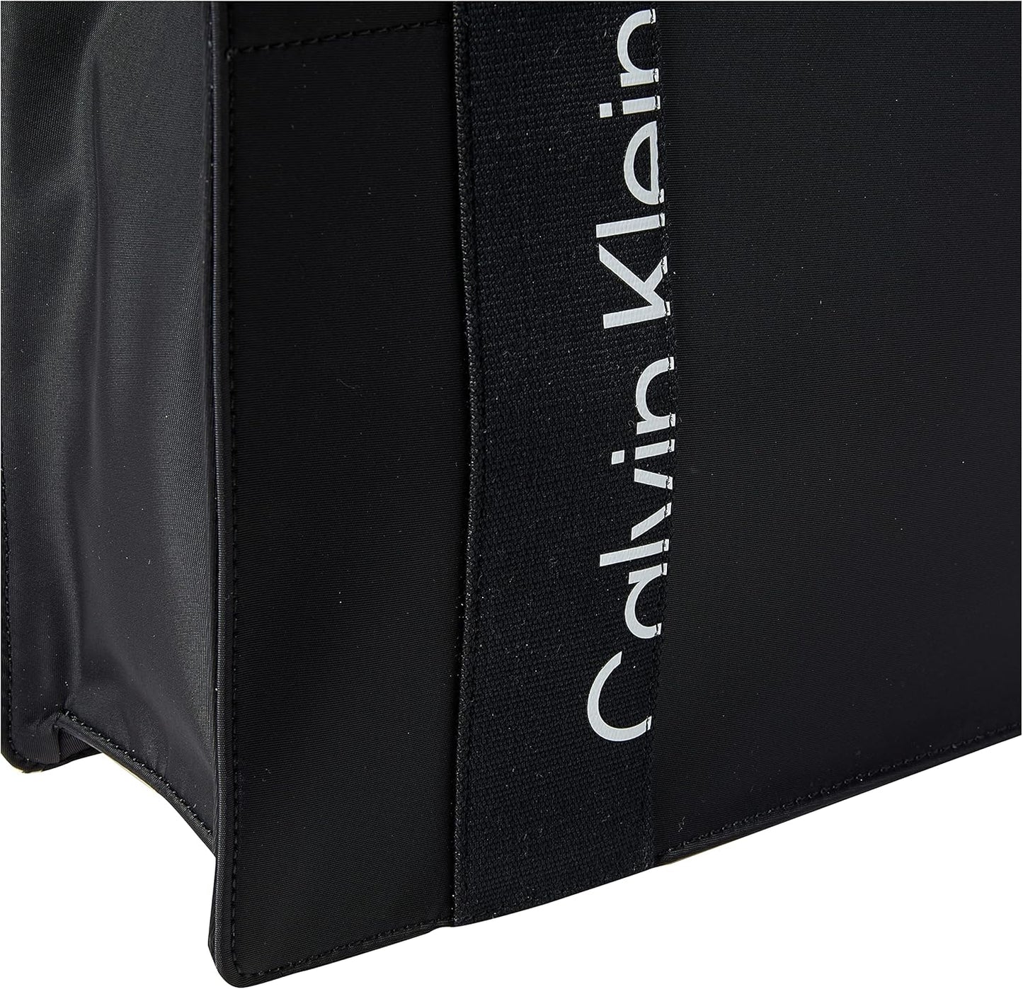 Calvin Klein crossbody bag for women featuring a sleek black design with bold logo detailing