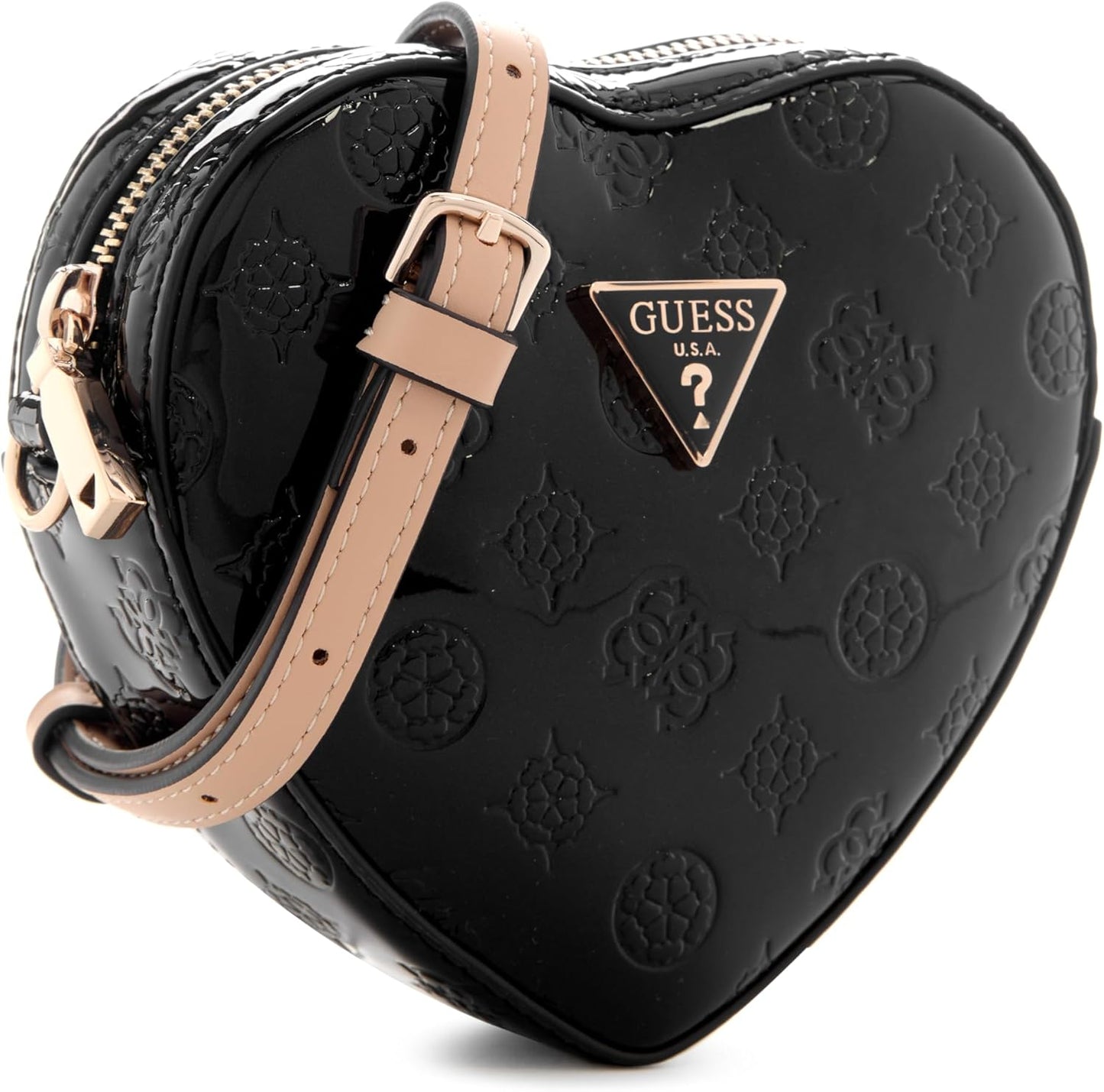Modan Online black heart shaped handbag for women with elegant design and stylish accent