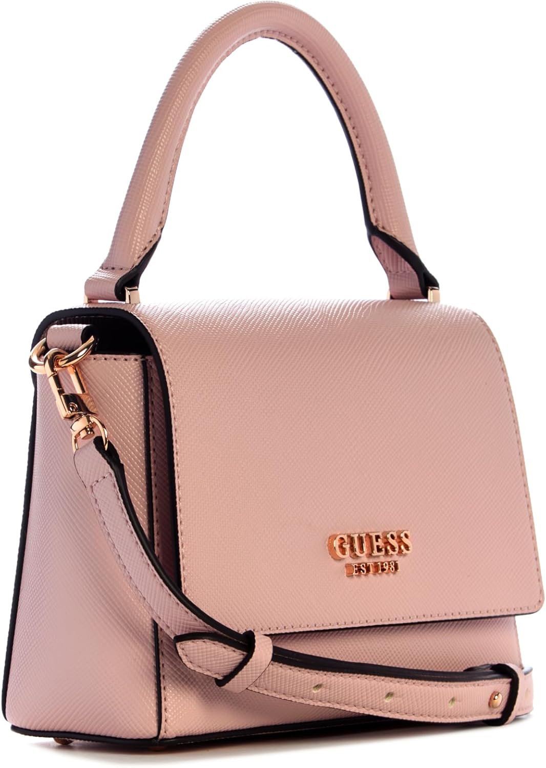 GUESS Fedana white flap bag with a stylish design and adjustable crossbody strap for everyday use
