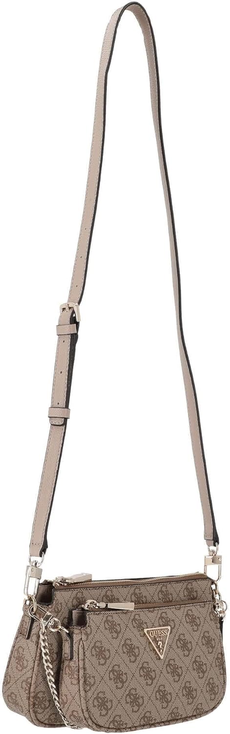 GUESS Noelle crossbody bag in brown with a stylish design and adjustable strap for everyday use