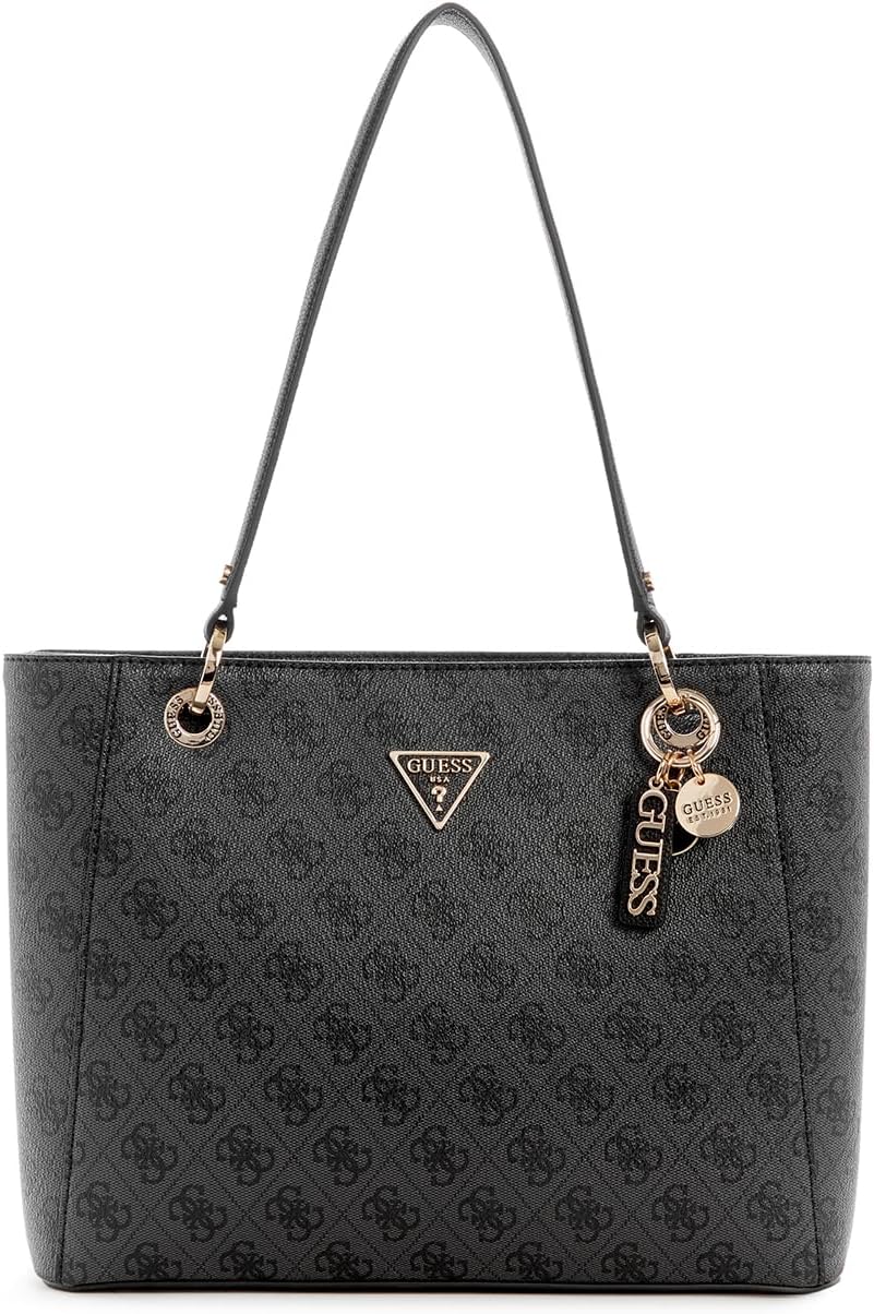 GUESS Noelle Small Tote Bag in Black with Signature Logo and Elegant Design for Everyday Use