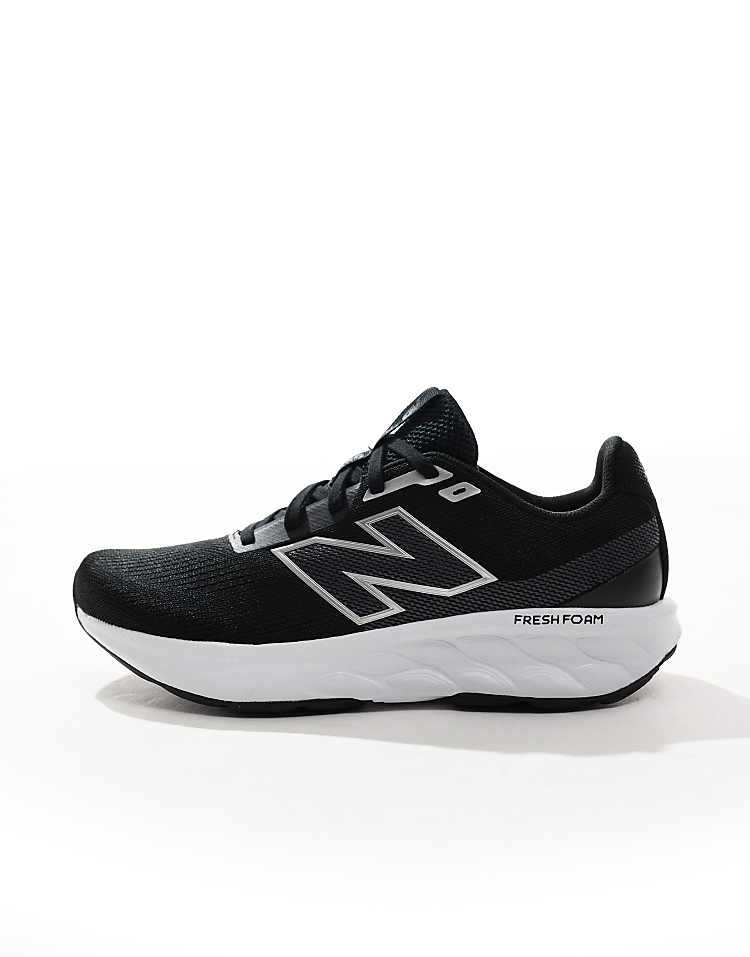 Black New Balance 520 running shoes with white Fresh Foam sole for men by Modan Online