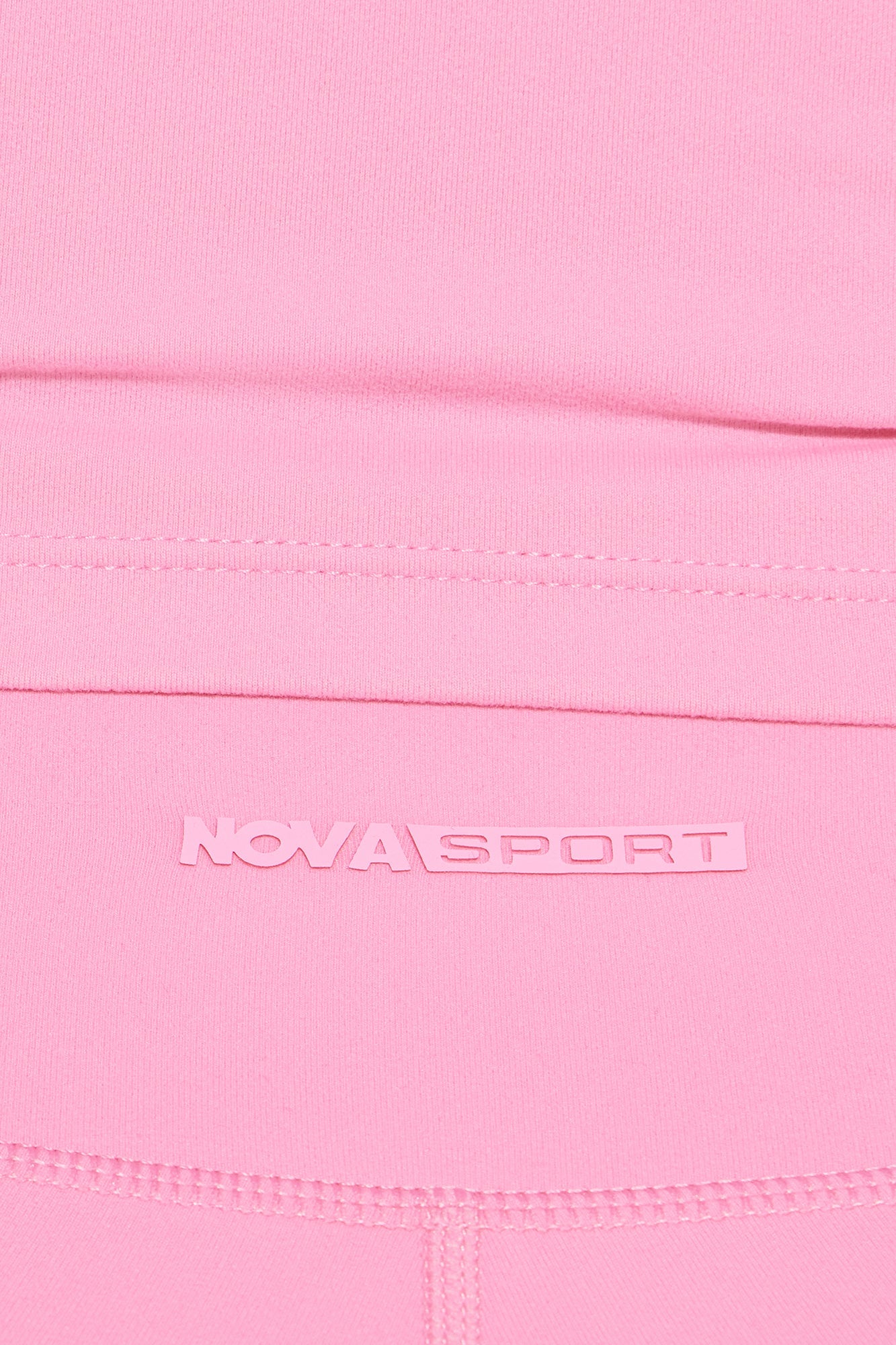 Nova Sport bubblegum pink capri leggings featuring a comfortable stretch fabric
