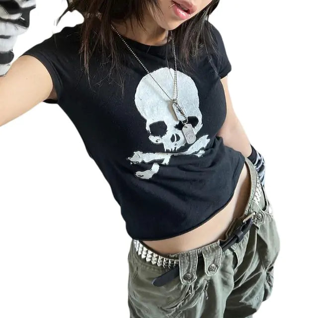 Women’s Goth Crop Top