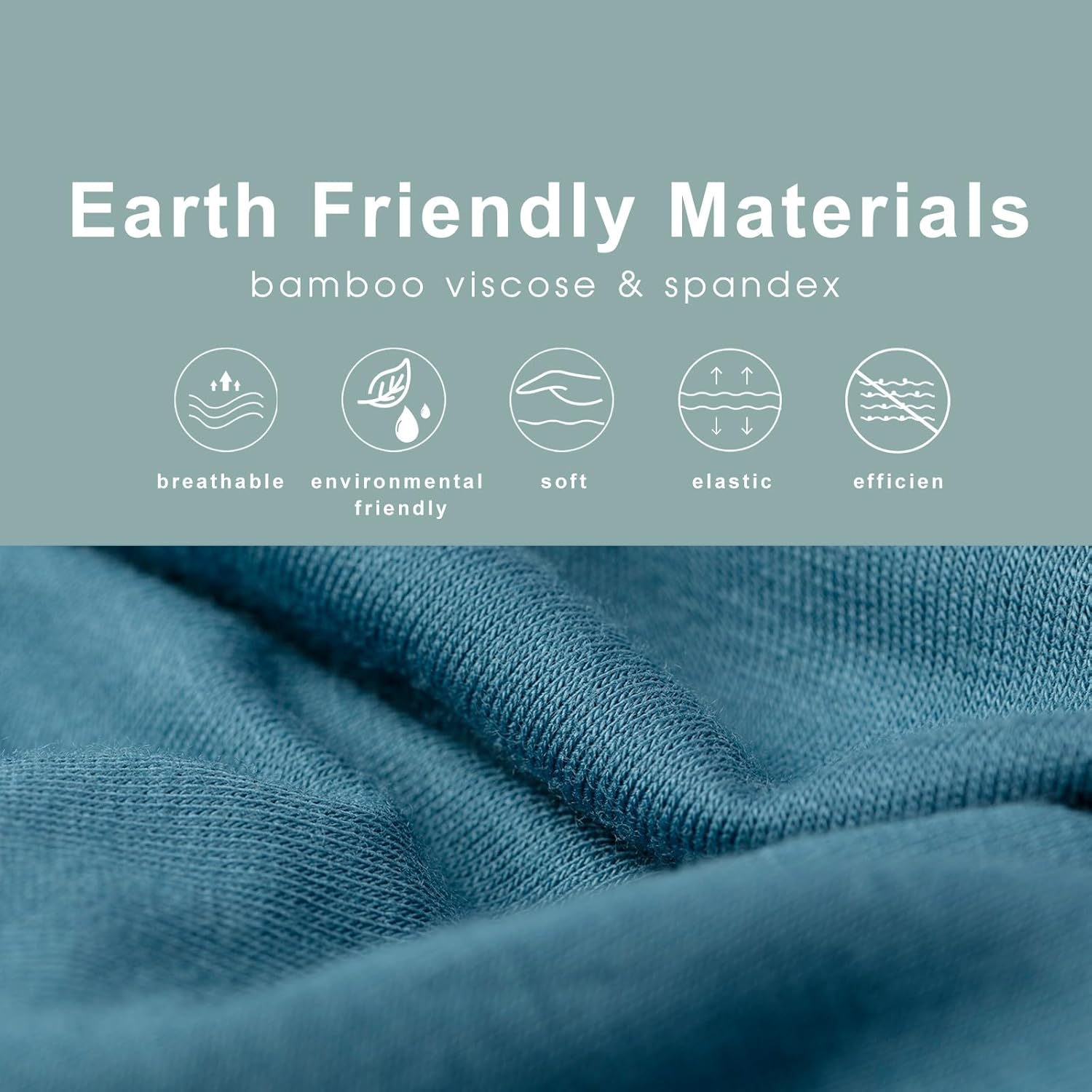 Soft bamboo men's boxer briefs featuring breathable and environmentally friendly materials