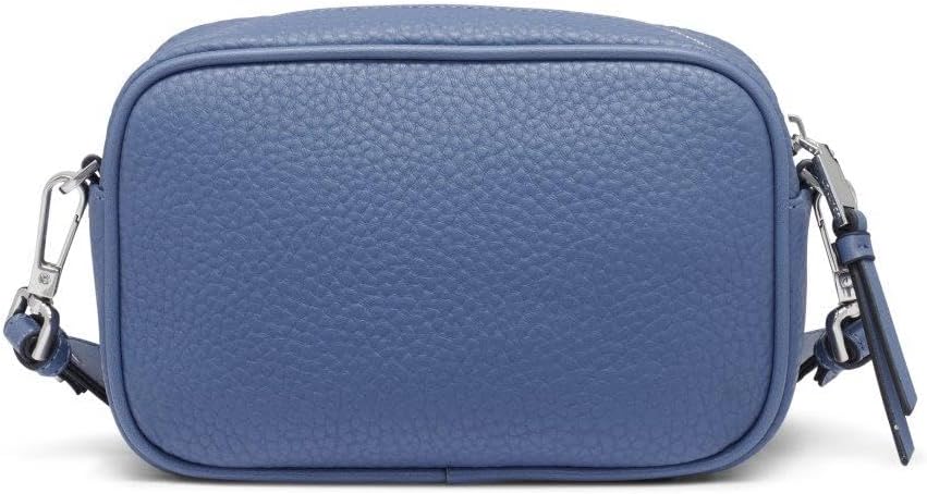 Calvin Klein camera crossbody bag in blue with sleek design and adjustable strap for stylish convenience