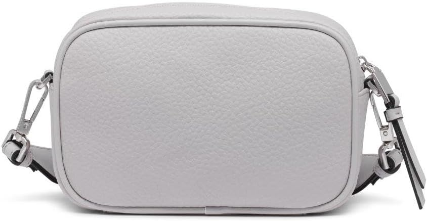 Calvin Klein camera crossbody bag in light gray with a sleek design and adjustable strap