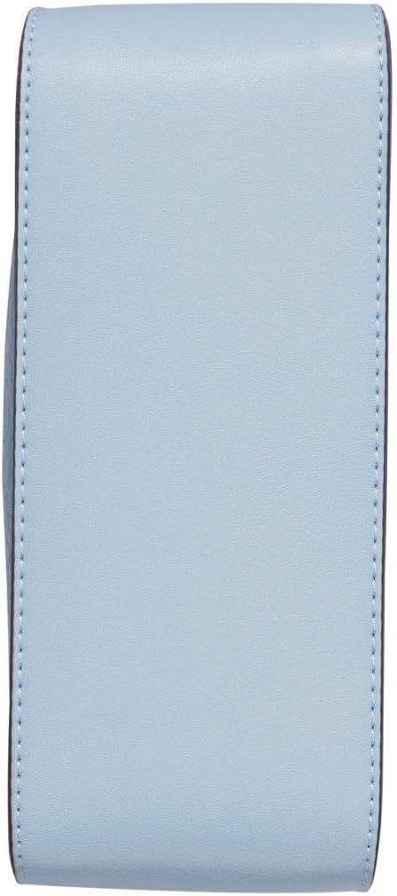 Calvin Klein crossbody bag for women in soft blue leather with a sleek, minimalist design