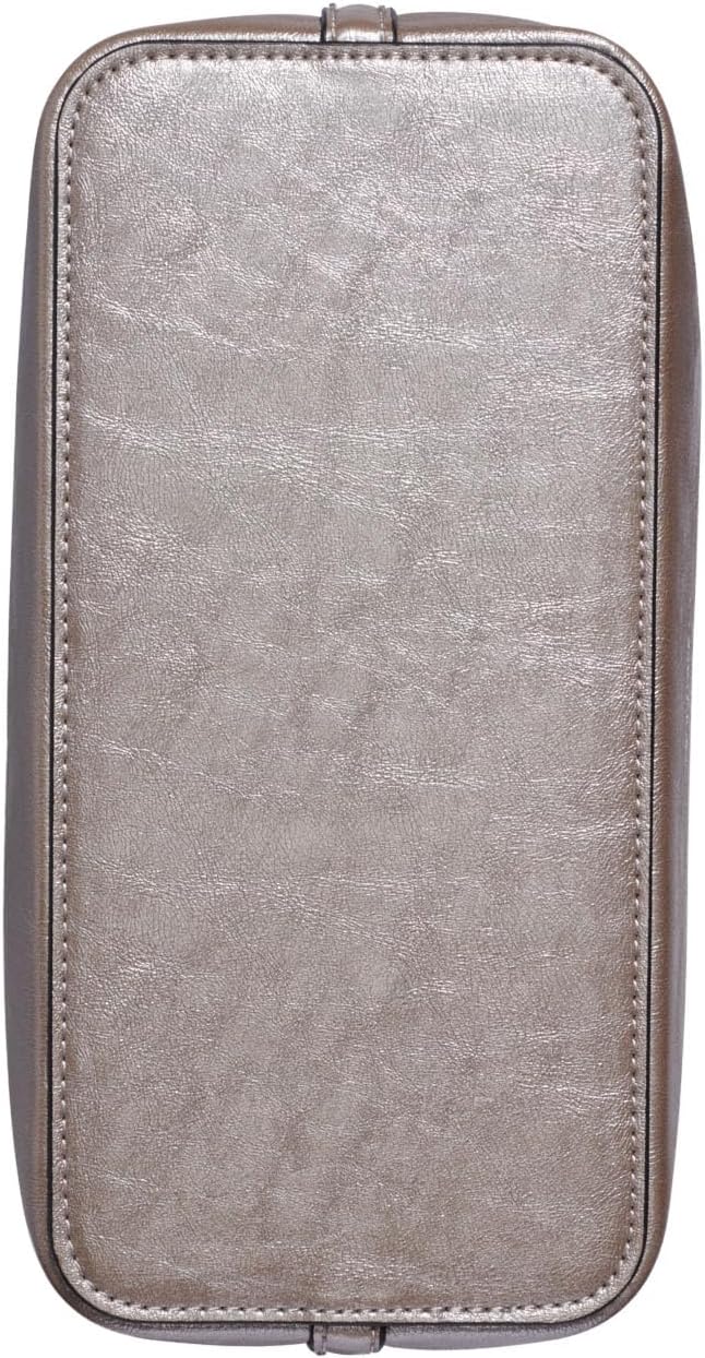 Sleek silver Calvin Klein crossbody bag with a minimalist design for everyday use