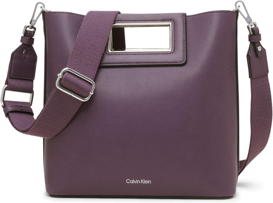 Calvin Klein crossbody bag in purple with a sleek design and adjustable strap for daily use