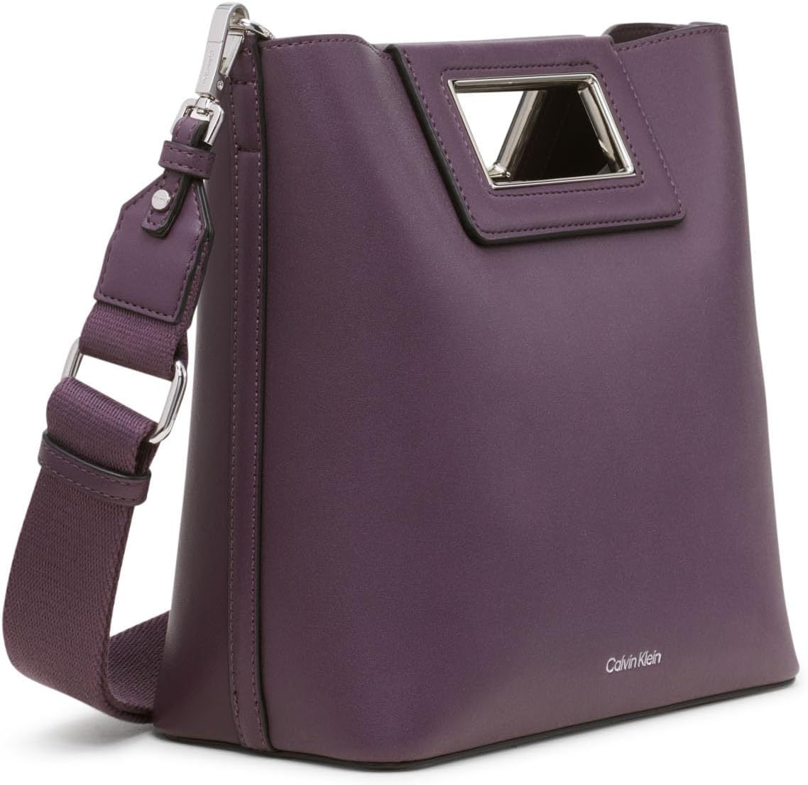 Calvin Klein crossbody bag in purple with a modern design and adjustable strap for stylish convenience