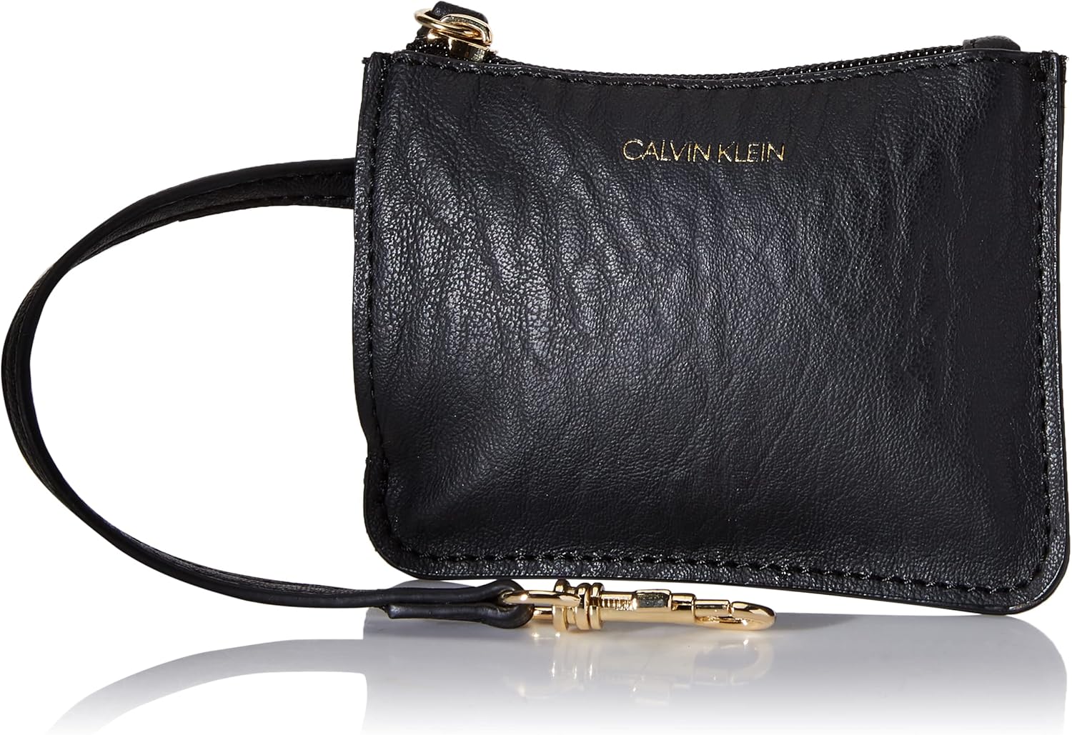 Calvin Klein Gabrianna Bubble Crossbody Bag in black leather with a stylish design and adjustable strap