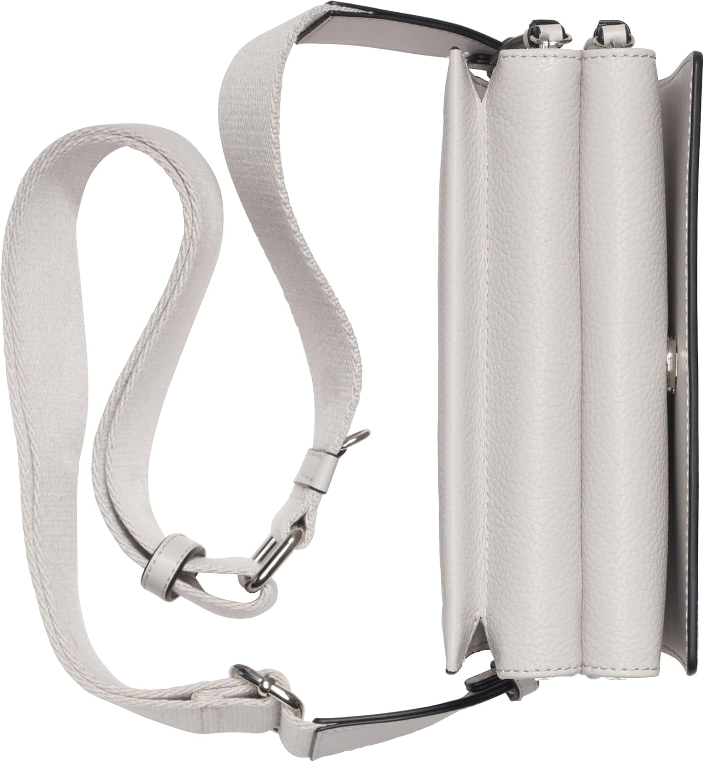 Calvin Klein Millie crossbody bag in light gray with a stylish design and adjustable strap
