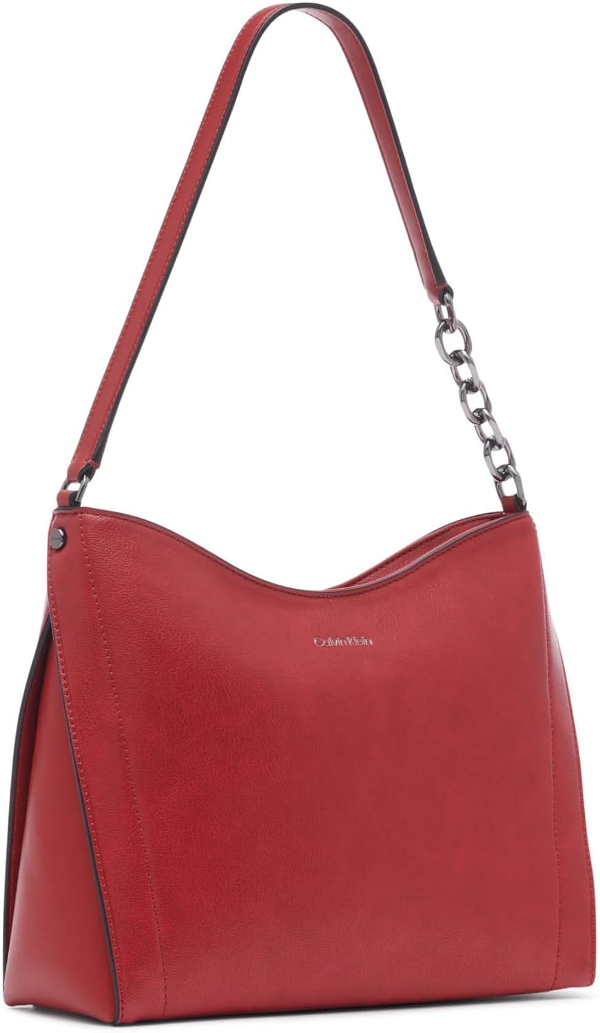 Calvin Klein brown chain shoulder bag with elegant design and versatile style for everyday use