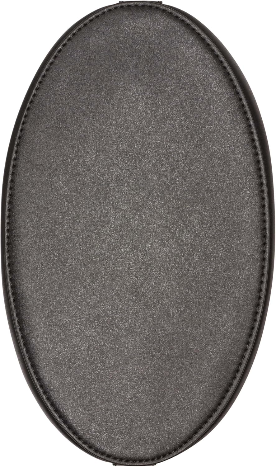 Calvin Klein silver bucket bag featuring a sleek oval design and durable material