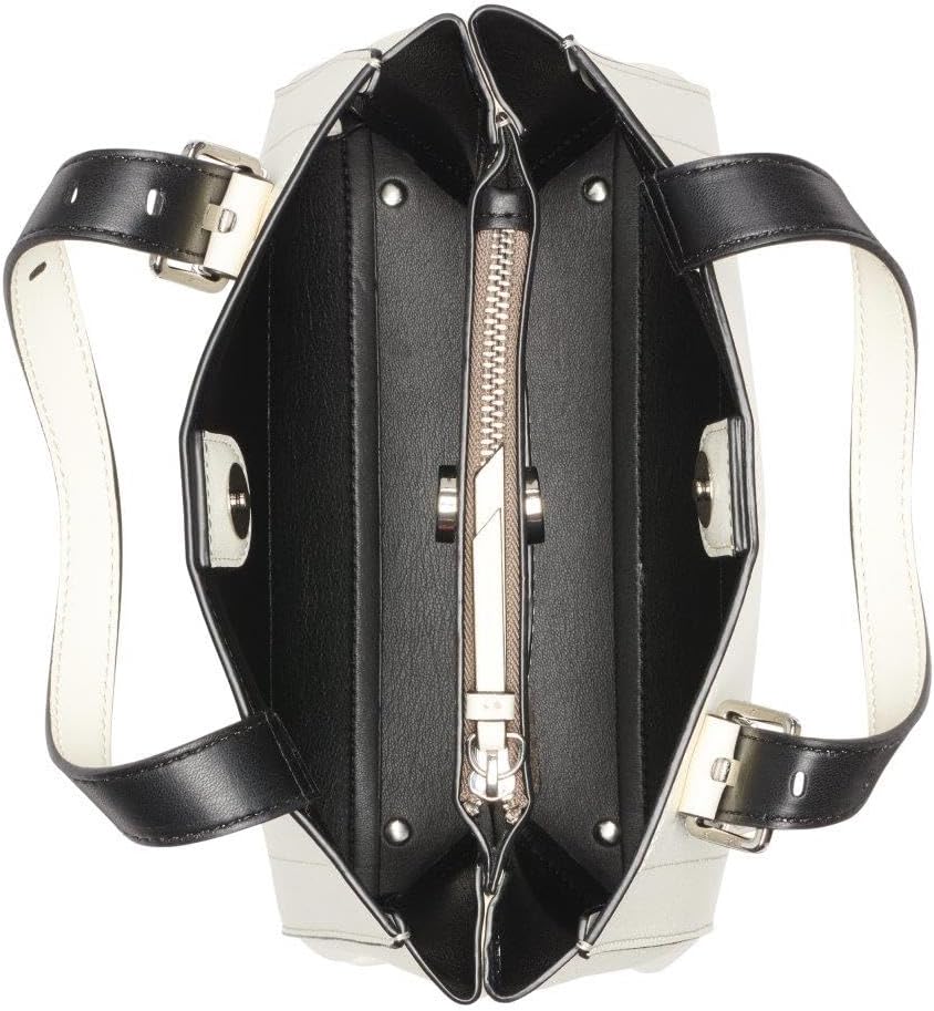 Calvin Klein triple compartment crossbody bag with organized interior for easy access to essentials