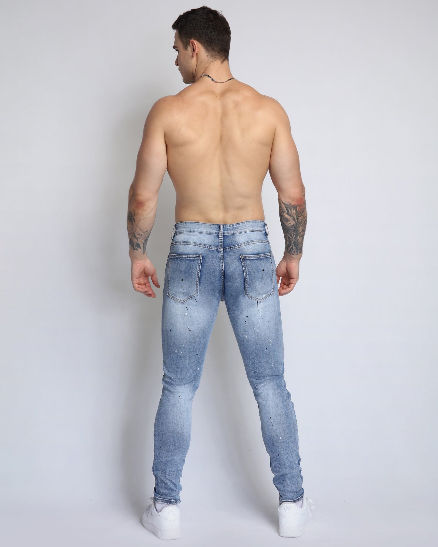 Logeqi durable ripped jeans online featuring a slim fit and stylish distressed design