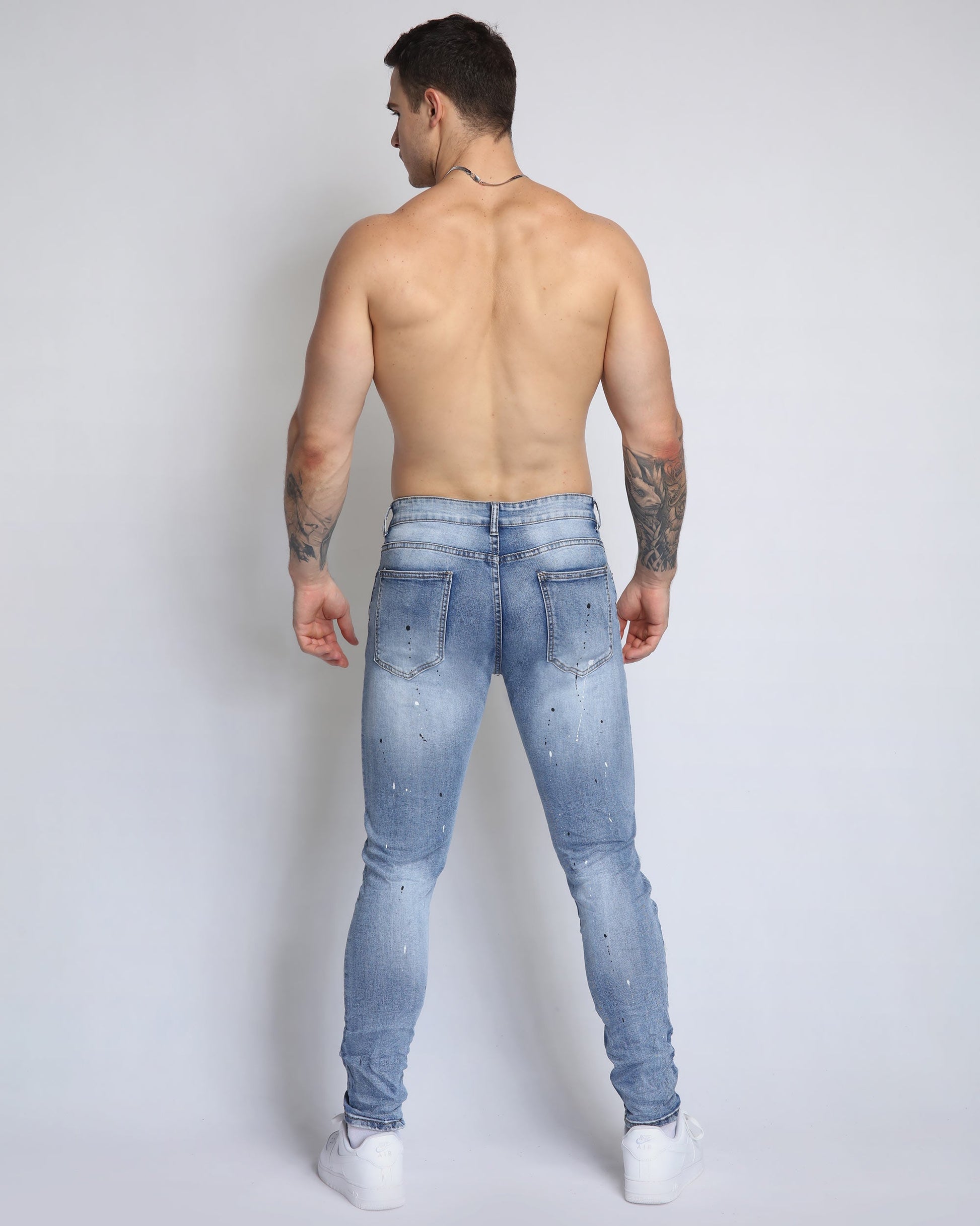 Logeqi durable ripped jeans online featuring a slim fit and stylish distressed design