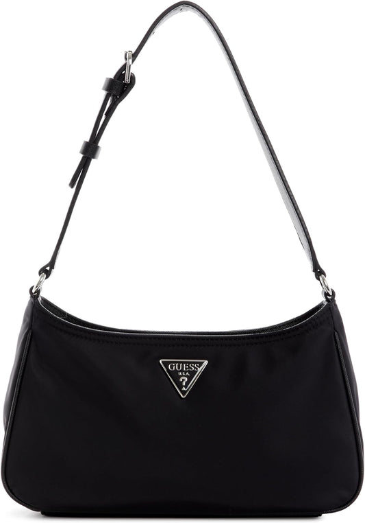 GUESS Little Bay crossbody bag women in sleek black with adjustable strap and logo detail