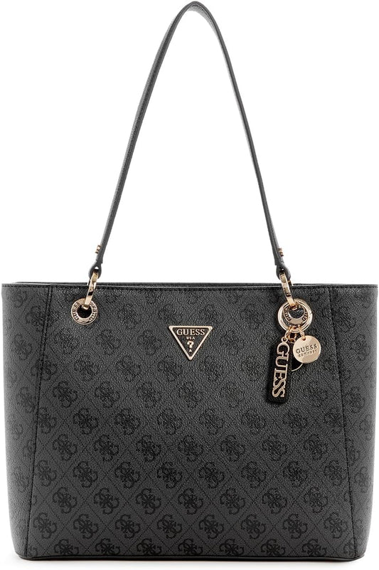 GUESS Noelle Small Tote Bag in Black with Signature Logo and Elegant Design for Everyday Use
