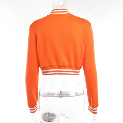 Cropped Varsity Jacket