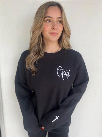 Child of God Black Sweatshirt