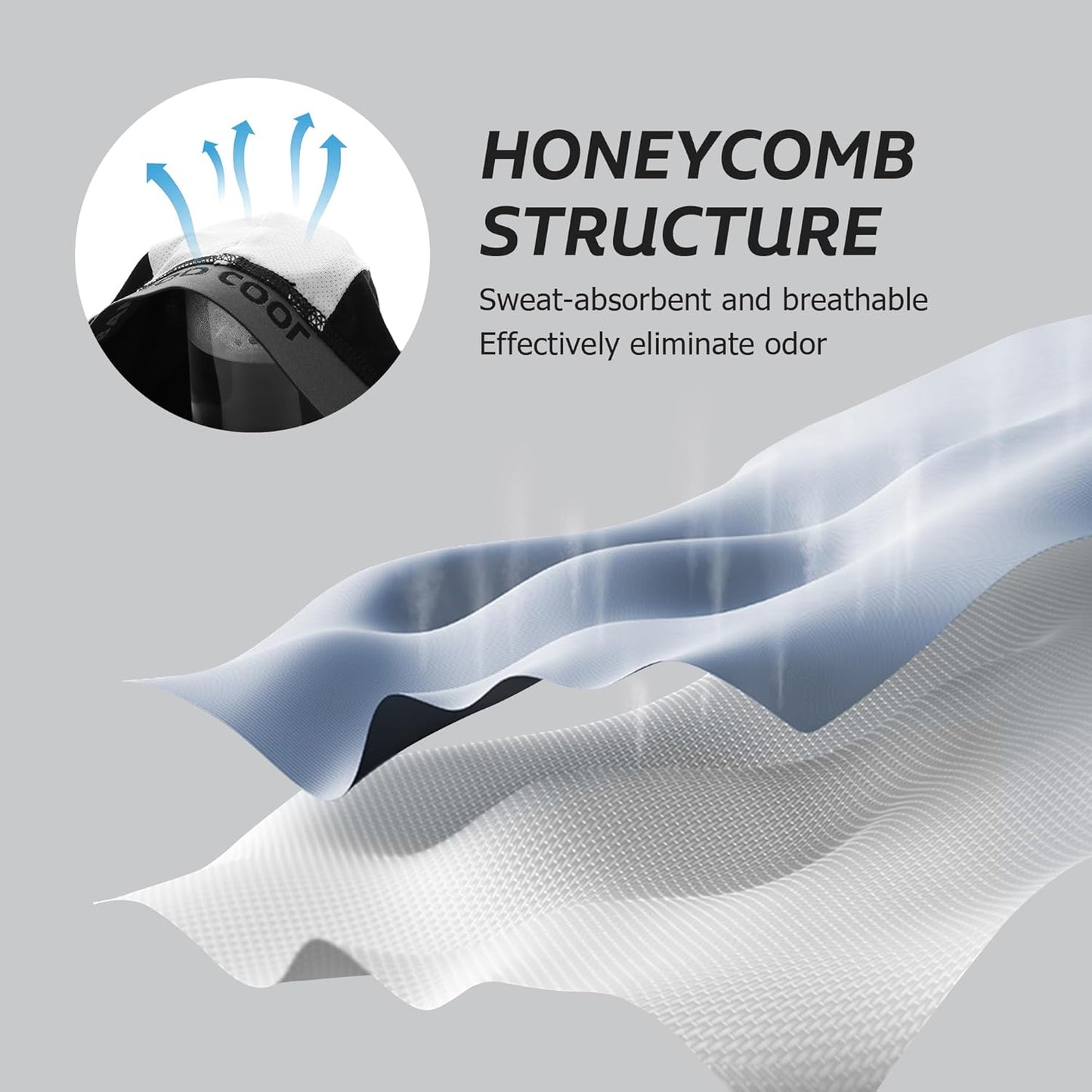 Modan Online men's bamboo boxer briefs with honeycomb structure for sweat absorption and odor elimination