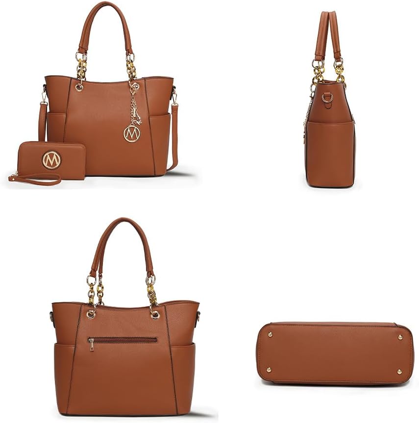 Modan Online MKF crossbody handbag for women in brown with stylish design and multiple pockets