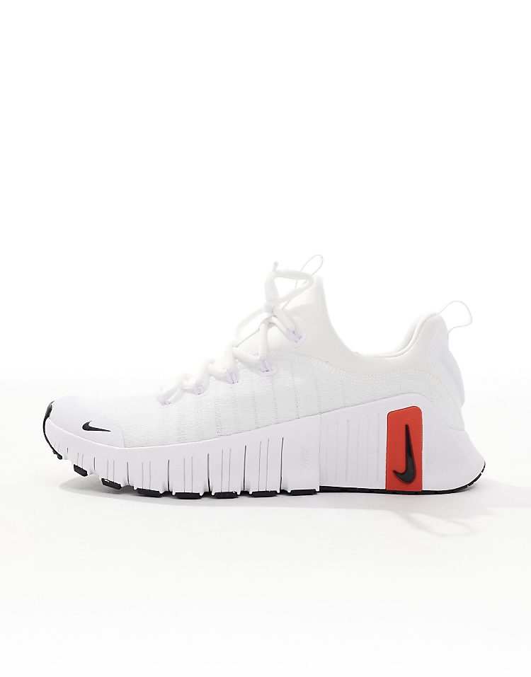 Nike Free Metcon 6 white blue sneakers featuring a sleek design for comfort and performance