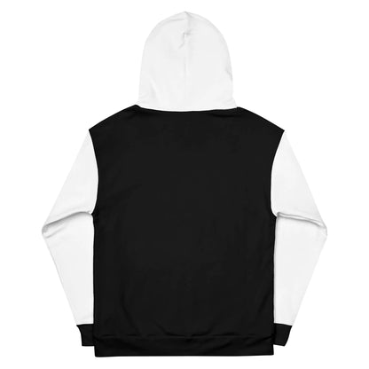 Black & White Two-Toned Tropical Seas Hoodie